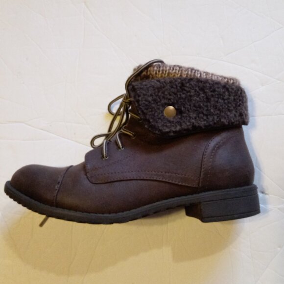 whitemt brown booties sz 7 - Picture 13 of 14